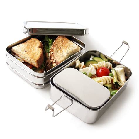 bed bath and beyond stainless steel bento box|Portable Insulated Stainless Steel Bento Box Lunch Container.